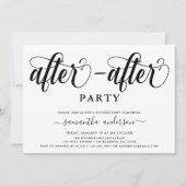 Invitation Simple après la fête de divorce (Devant)