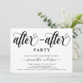 Invitation Simple après la fête de divorce (Debout devant)