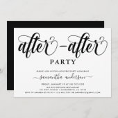 Invitation Simple après la fête de divorce (Devant / Derrière)