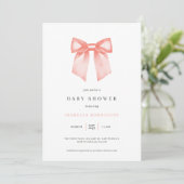 Invitation Simple Arc pour Baby Shower (Debout devant)
