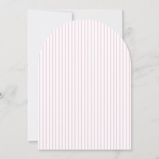 Invitation Simple Arch Swan & Pink Bow Girls Birthday Party (Dos)