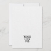 Invitation Simple architecture élégante de la Renaissance  (Dos)