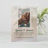 Invitation simple au mariage (Debout devant)