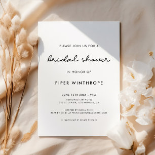 Invitation Simple Baby Shower