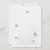 Invitation Simple baby shower mignon petit zèbre (Dos)