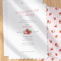 Simple Baby Shower Thème Baie Sucree Fraise