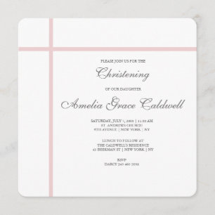 Invitation Simple baptême