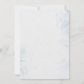 Invitation Simple Beach Ocean Seashell Wreath Mariage (Dos)