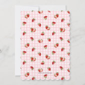 Invitation Simple Berry Sweet Strawberry Themed Baby Shower (Dos)