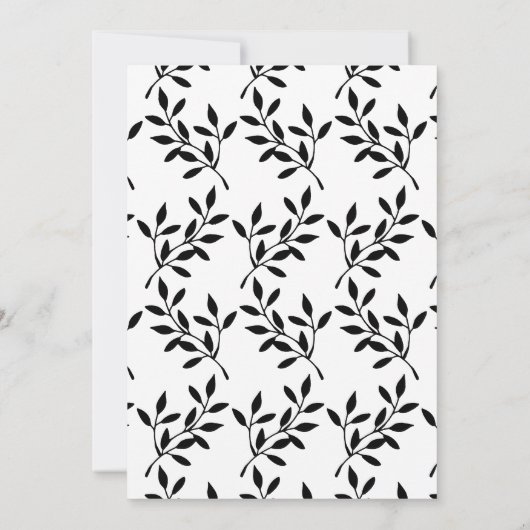 Invitation Simple Black Calligraphy (Dos)