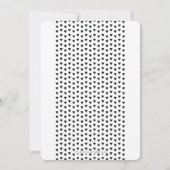 Invitation SIMPLE BOHO MARIAGE triangle moderne motif noir (Dos)