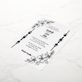 Invitation simple chic Mariage Foil (Rotation)