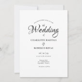 Invitation Simple Chic Mariage Marocain (Devant)