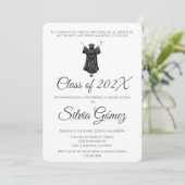 Invitation Simple classe de 2026 de fin d'études (Debout devant)