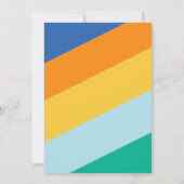 Invitation Simple Colorful One Happy Boy 1st Birthday Party (Dos)