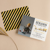 Invitation Simple construction Anniversaire de la fête de cam