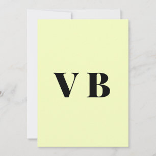 Invitation simple couleur pastel personnalisée minimale solid