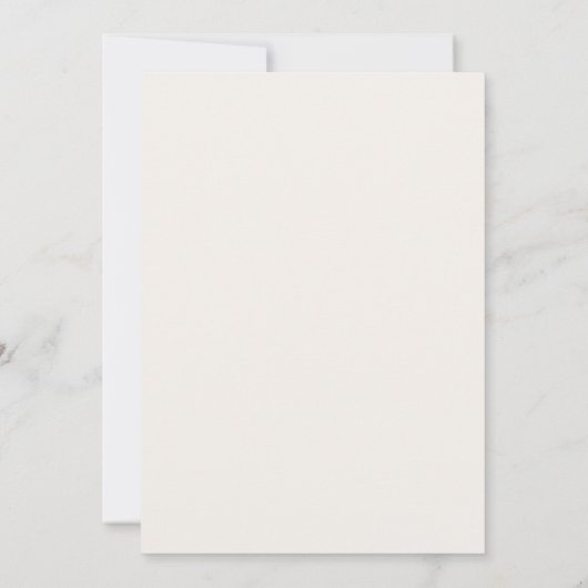 Invitation Simple Coussin Tuxedo Noir & Blanc (Dos)