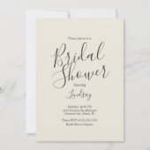 Invitation simple de bapteme de mariage de ton ter (Devant)