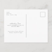 Invitation simple de bapteme de mariage en blanc a (Dos)