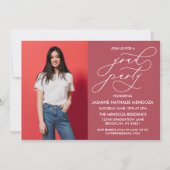 INVITATION SIMPLE DE DIPLÔME DE CALLIGRAPHIE SIMPL (Devant)