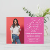 INVITATION SIMPLE DE DIPLÔME DE CALLIGRAPHIE SIMPL (Debout devant)