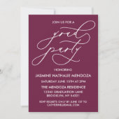 INVITATION SIMPLE DE DIPLÔME DE CALLIGRAPHIE SIMPL (Devant)