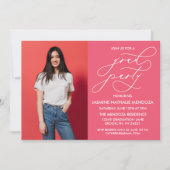 INVITATION SIMPLE DE DIPLÔME DE CALLIGRAPHIE SIMPL (Devant)