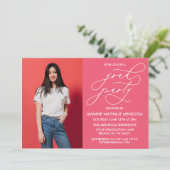 INVITATION SIMPLE DE DIPLÔME DE CALLIGRAPHIE SIMPL (Debout devant)