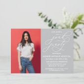 INVITATION SIMPLE DE DIPLÔME DE CALLIGRAPHIE SIMPL (Debout devant)