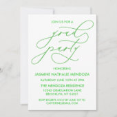 INVITATION SIMPLE DE DIPLÔME DE CALLIGRAPHIE SIMPL (Devant)