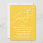 INVITATION SIMPLE DE DIPLÔME DE CALLIGRAPHIE SIMPL (Devant)