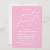 INVITATION SIMPLE DE DIPLÔME DE CALLIGRAPHIE SIMPL (Devant)