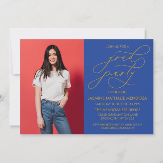 INVITATION SIMPLE DE DIPLÔME DE CALLIGRAPHIE SIMPL (Devant)