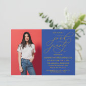 INVITATION SIMPLE DE DIPLÔME DE CALLIGRAPHIE SIMPL (Debout devant)