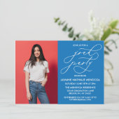 INVITATION SIMPLE DE DIPLÔME DE CALLIGRAPHIE SIMPL (Debout devant)