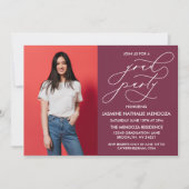 INVITATION SIMPLE DE DIPLÔME DE CALLIGRAPHIE SIMPL (Devant)