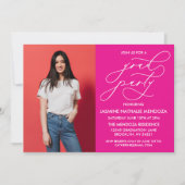 INVITATION SIMPLE DE DIPLÔME DE CALLIGRAPHIE SIMPL (Devant)