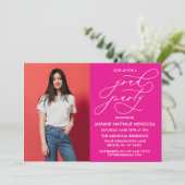 INVITATION SIMPLE DE DIPLÔME DE CALLIGRAPHIE SIMPL (Debout devant)