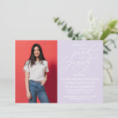 INVITATION SIMPLE DE DIPLÔME DE CALLIGRAPHIE SIMPL (Debout devant)