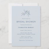 Invitation simple de douche de mariée (Devant)