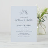 Invitation simple de douche de mariée (Debout devant)