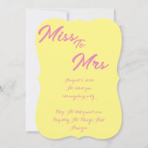 INVITATION SIMPLE DE DOUCHE MODERNE ROSE
