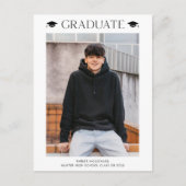 Invitation simple de graduation photo (Devant)