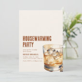 Invitation simple de la fête de réchauffement ména (Debout devant)