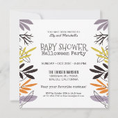 Invitation simple de la partie | de Halloween de (Dos)