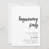 Invitation simple de la partie de réchauffement mé (Devant)