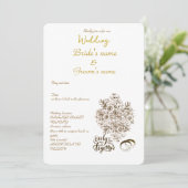 invitation simple de mariage (Debout devant)