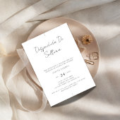 Invitation Simple Despedida De Soltera Fête des mariées espag