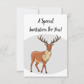 Invitation Simple dessin (Dos)